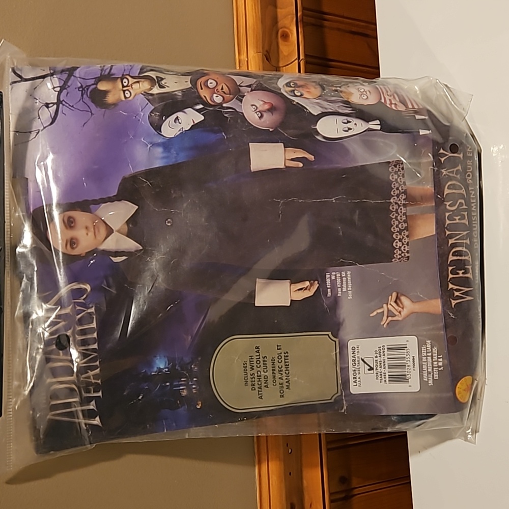 Wednesday Addams girls costume